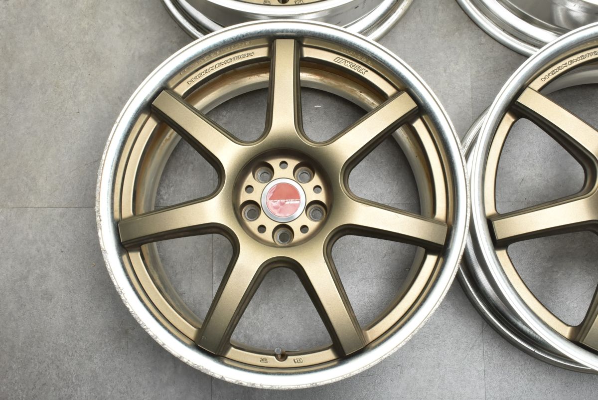 カスタム用に】WORK エモーション 19in 8.5J+42 9J+44 PCD100