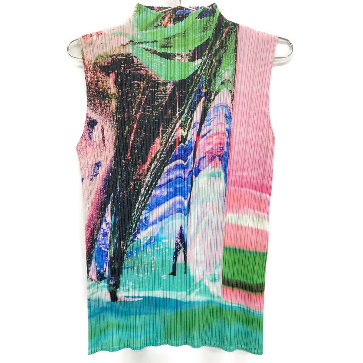 PLEATS PLEASE プリーツプリーズ 23AW PP33-JK671 ピンク TROPICAL WINTER ノースリーブトップス 3