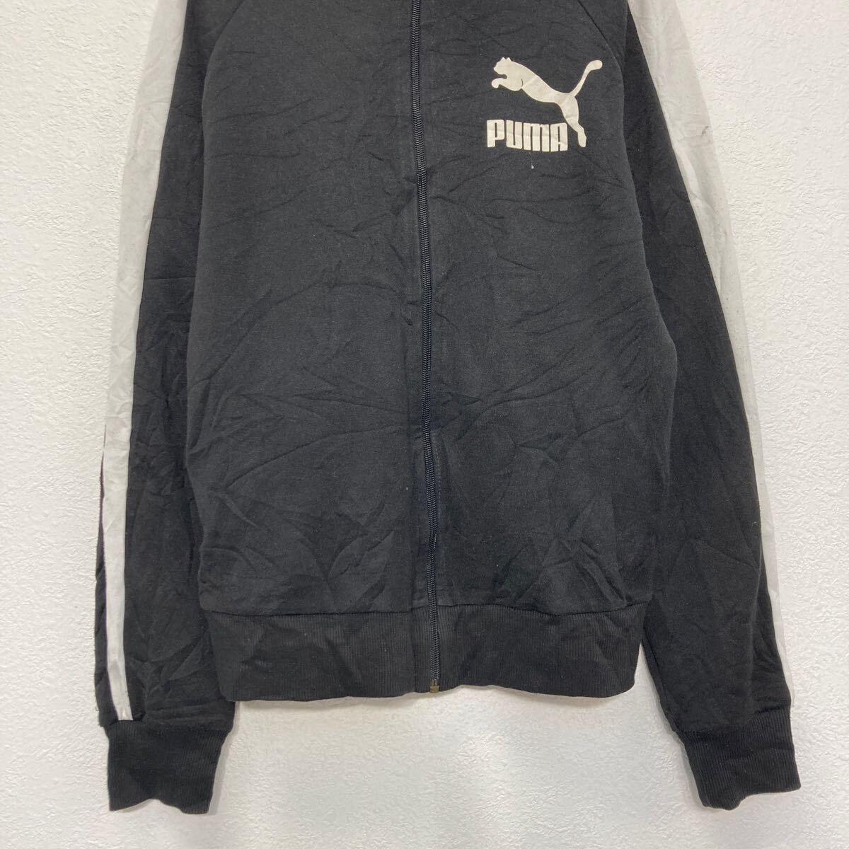 PUMA ジャージ トラックジャケット プーマ M ブラック ハイネック 