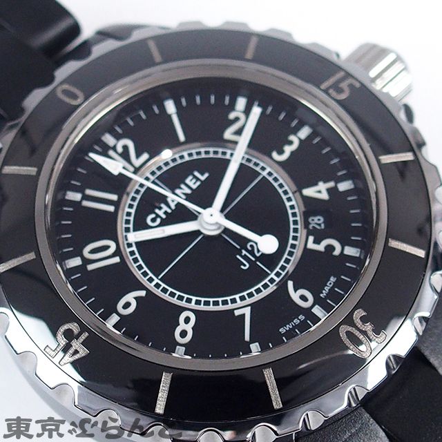 シャネル CHANEL J12 33mm H0681 ブラック セラミック