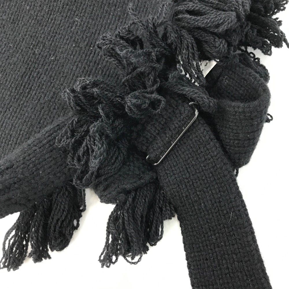 HYKE ハイク 232-11332 2023AW FRINGE SWEATER VEST フリンジ