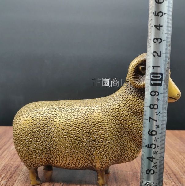 銅製 緬羊 置物 1対 銅羊 装飾品 工芸品 美術品 置物 - メルカリ