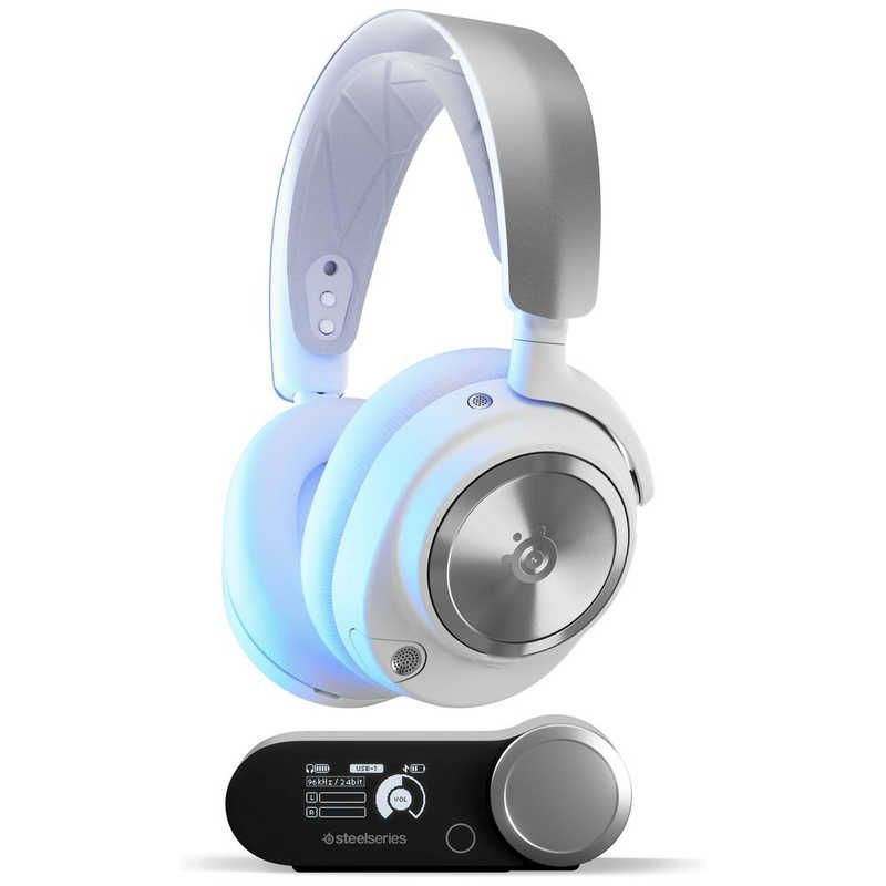 新品 未使用 未開梱】STEELSERIES Arctis Nova Pro Wireless P White 61526J - メルカリ