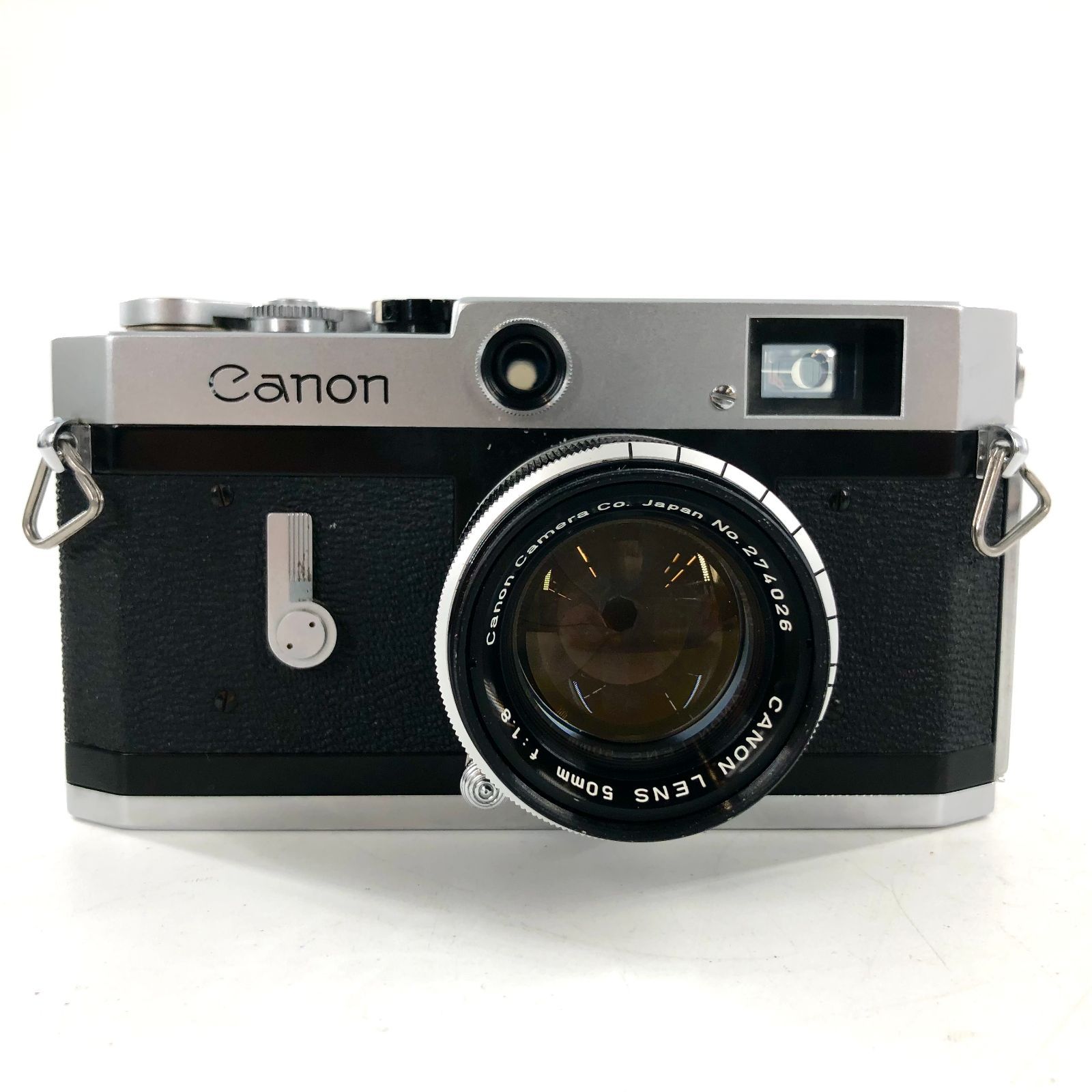 Canon コンパクトフィルムカメラ 50mm f/1.8 CANON キヤノンP レンズ CANON LENS 50mm f:1.8 フィルムカメラ