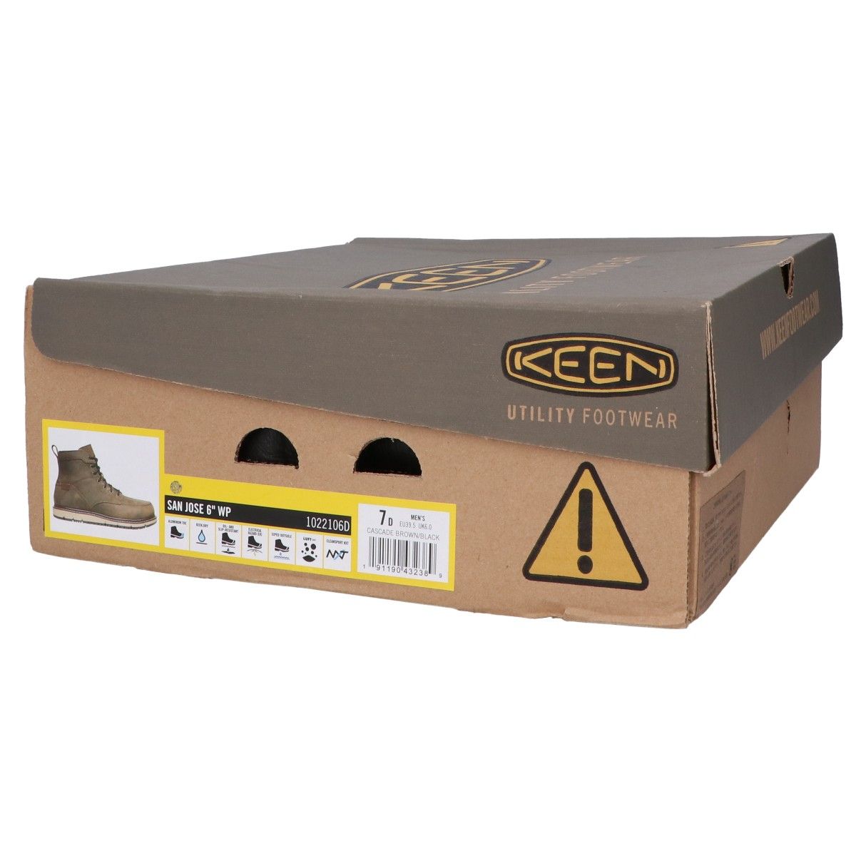 KEEN キーン SAN JOSE 6 WP サンノゼ シックス ウォータープルーフ ワーク US 7 D