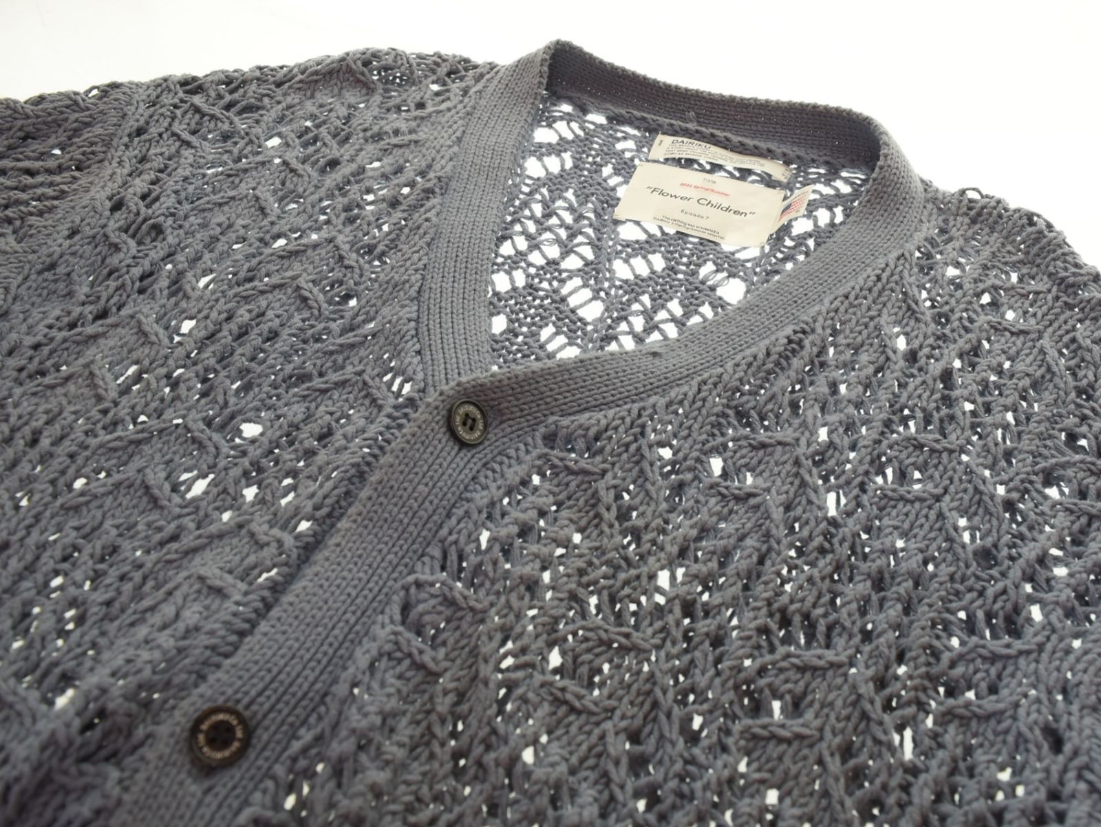 DAIRIKU Flower Children カーディガン グレー DAIRIKU Flower