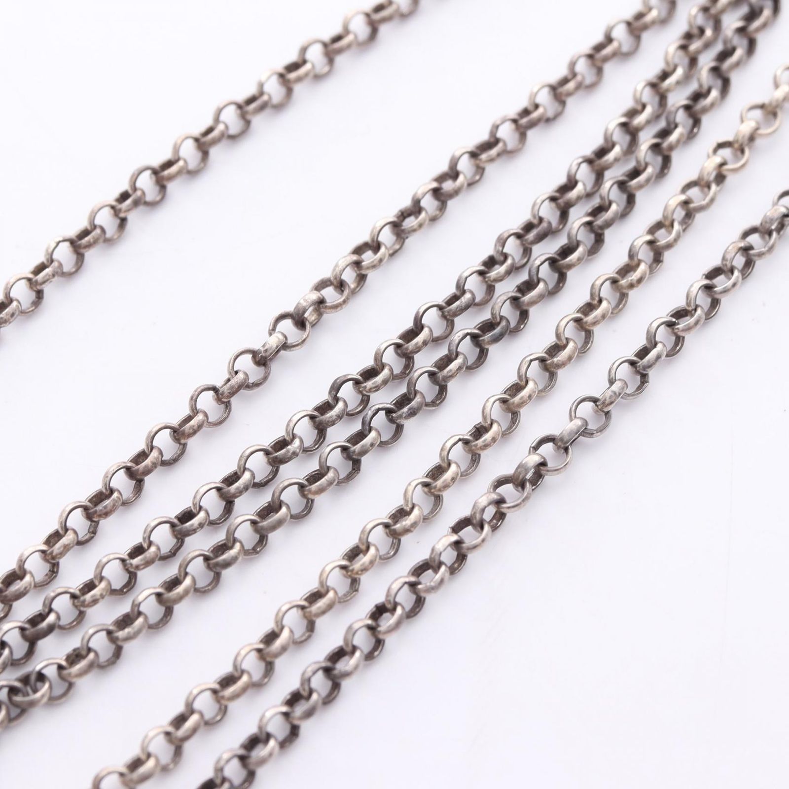 CHROME HEARTS シルバー925 ロールチェーン CHROME HEARTS クロムハーツ ロールチェーン ネックレス 2001