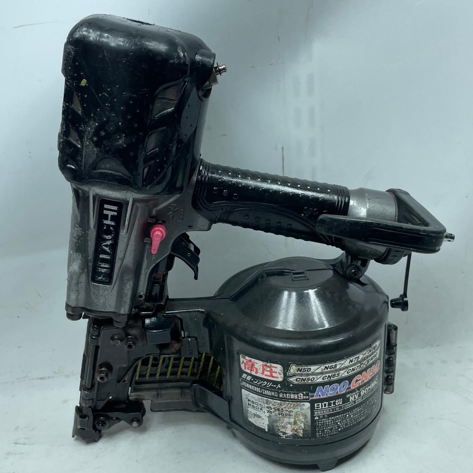 HITACHI 日立 エア釘打ち NV90HMC 本体のみ 高圧 90mm