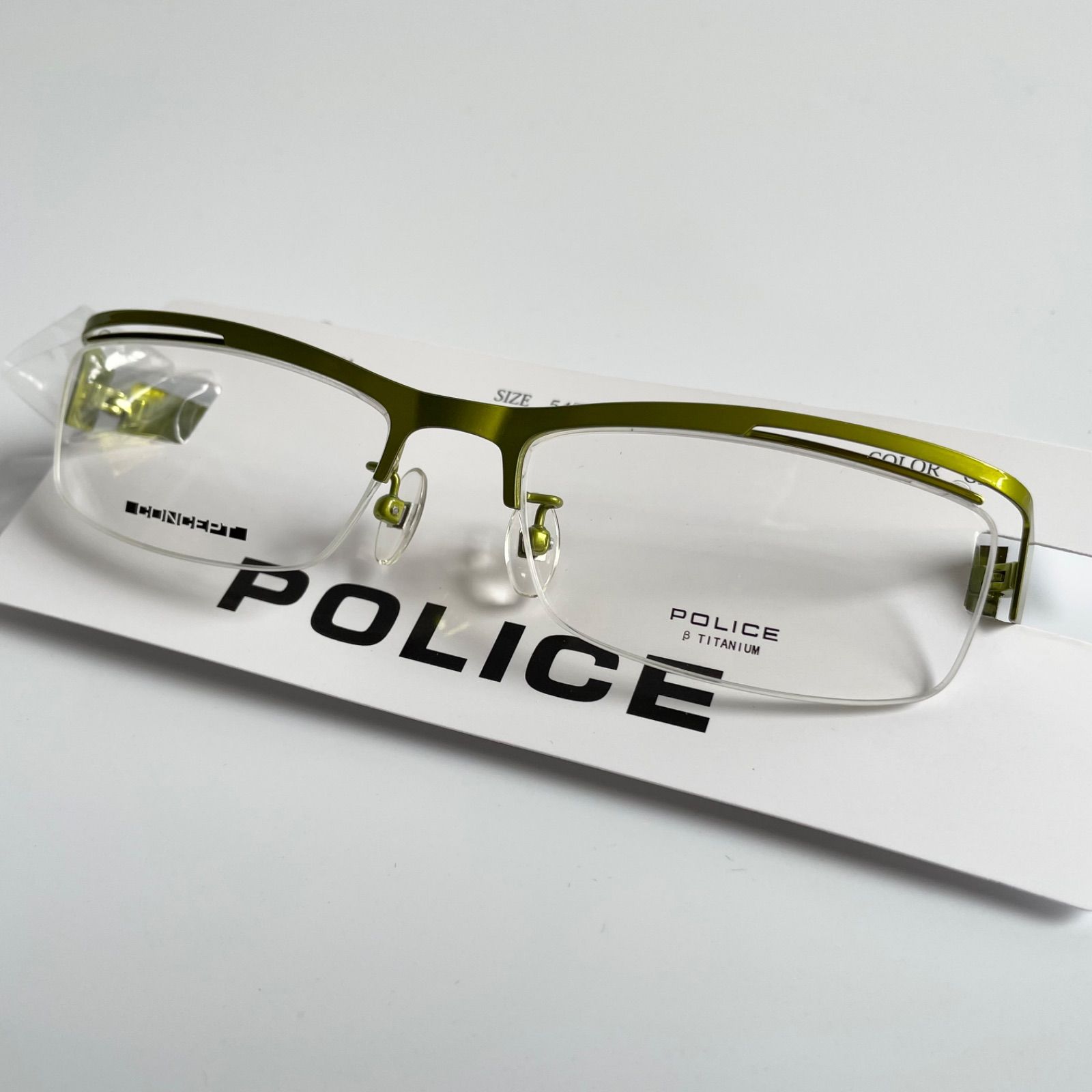 オンラインストア販売中 新品 POLICE ポリス メガネフレーム サングラス V8702J GE11 激安公式 オンライン  ショップ:1766円 サングラス/メガネ