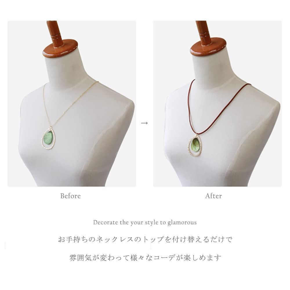 ジュエル ボックス] JewelVOX ネックレス 本革使用 3mm幅 レザー