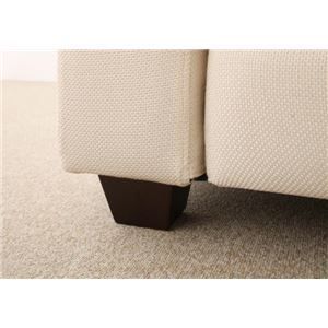 【単品】足置き(オットマン)【LeJOY ワイドタイプ】 アーバングレー 脚:ダークブラウン 【リジョイ】:20色から選べる!カバーリングソファ【代引不可】 単品足置き(オットマン)LeJOY ソファ・ソファベッド ワイド 足置き台 グレープ サンレッド