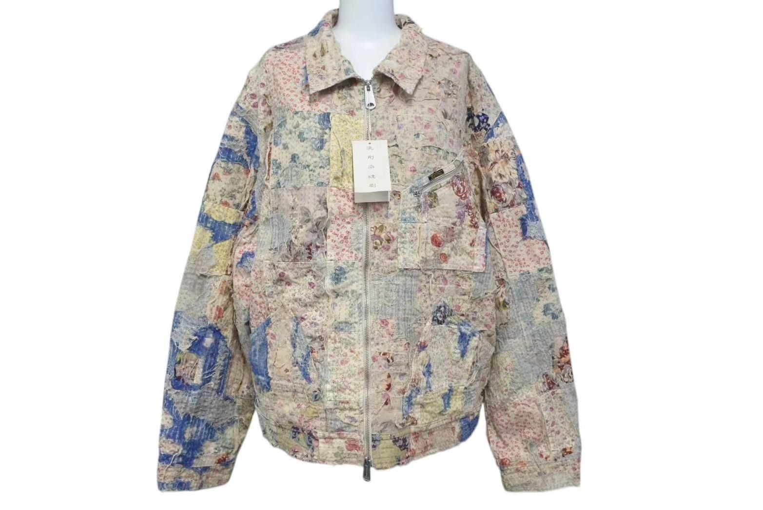 KAPITAL KOUNTRY キャピタル カントリー 2025SS シャンペトル BORO バージンマリア ZIP UPブルゾン サイズ3 K2412LJ157 4b000692