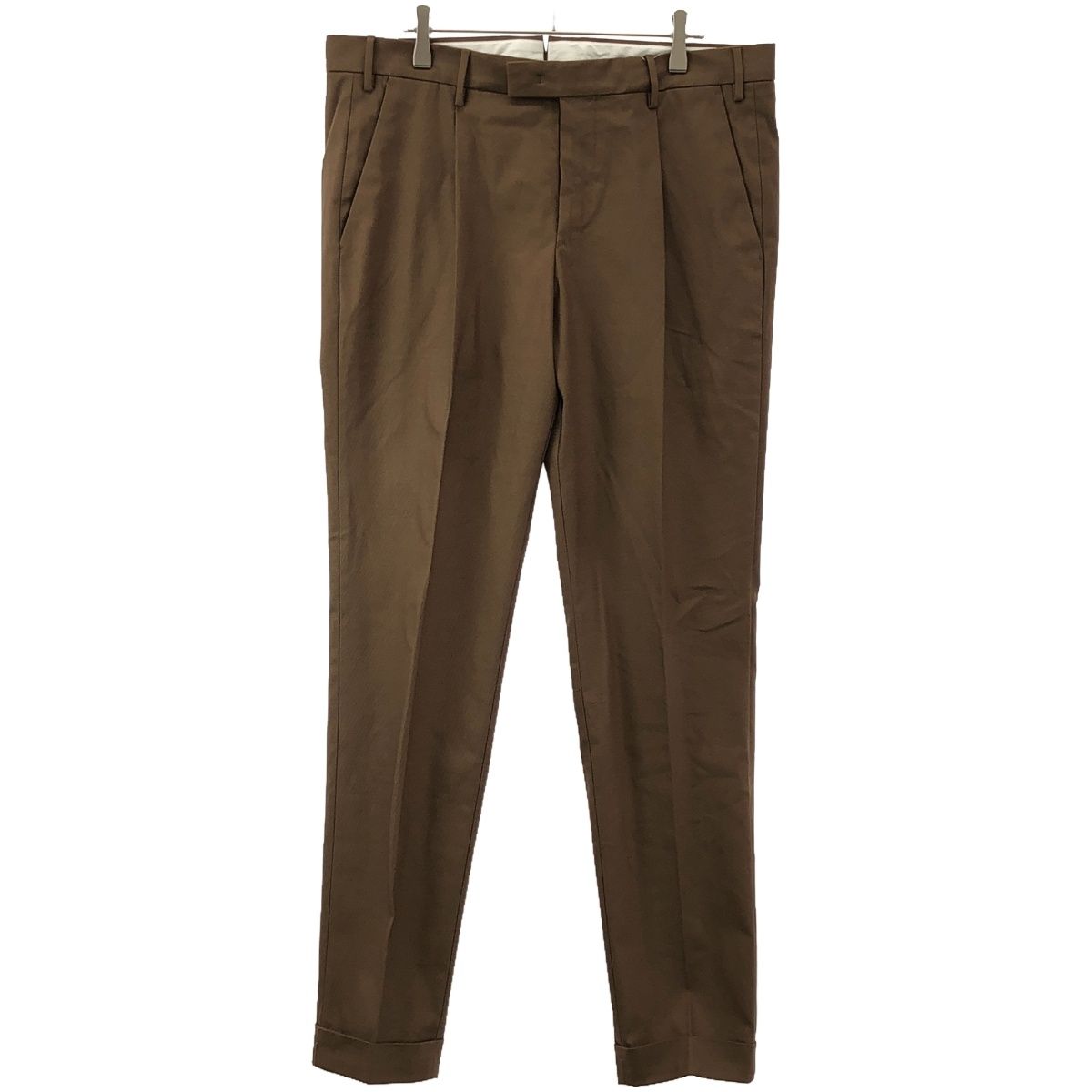 PT TORINO ピーティー トリノ 23AW MASTER FIT ストレッチチノスラックスパンツ CO ASMAZA0CL1 ブラウン 50 PT TORINO ピーティー トリノ 23AW MASTER FIT ストレッチチノ