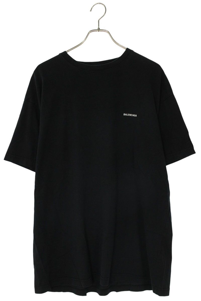 バレンシアガ 613968 TYK28 ロゴプリントTシャツ メンズ L