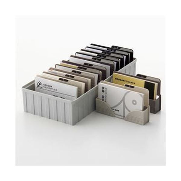 まとめ ナカバヤシ 名刺分庫 600名用ウォームグレー PHM-101WN 1個 ×20セット