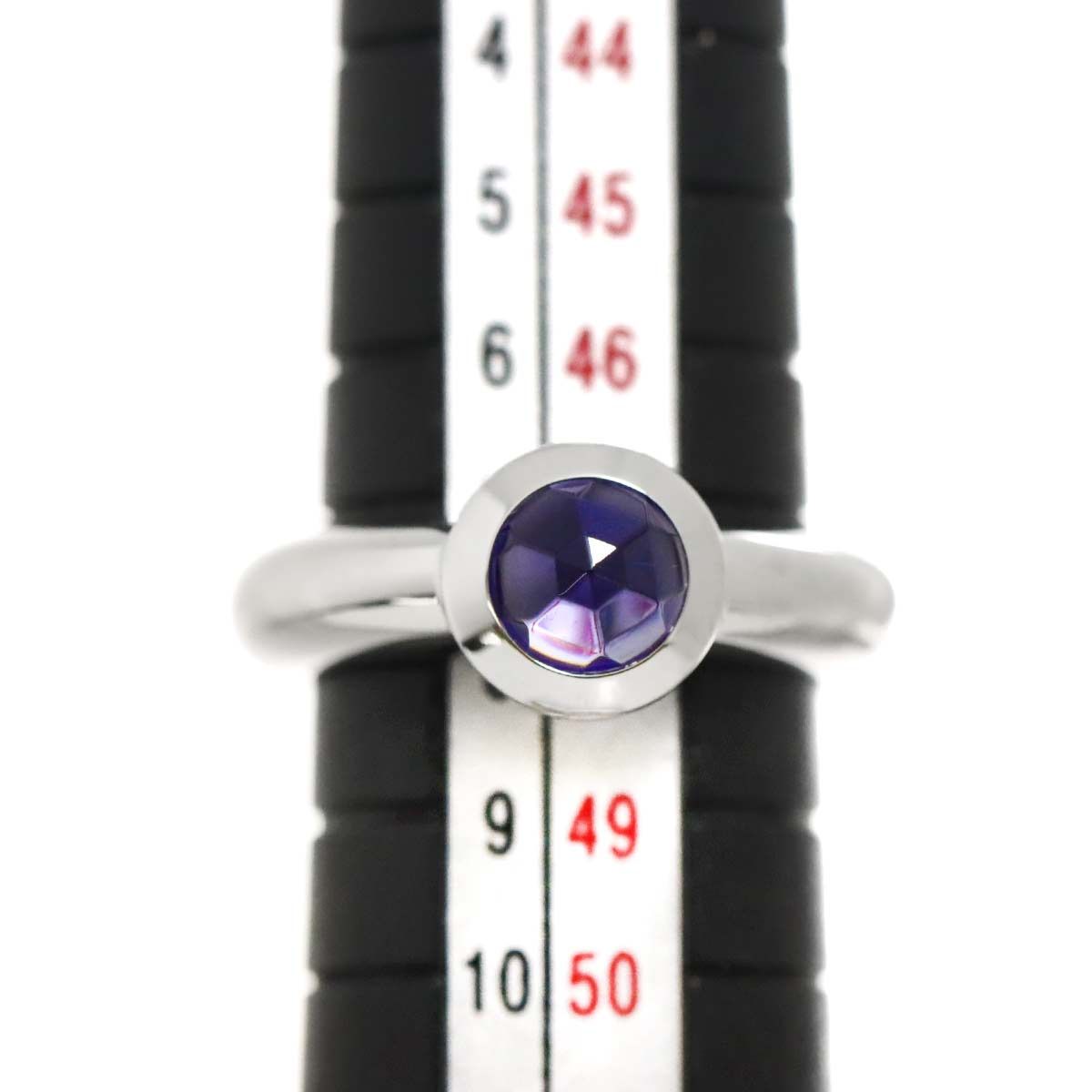 ティファニー TIFFANY&CO. アイオライト 7.5号 リング K18 WG ホワイト  