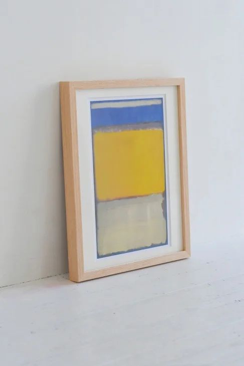 No.3, 1967 マーク・ロスコ アートポスター 天然木 フレーム 30.5×38cm