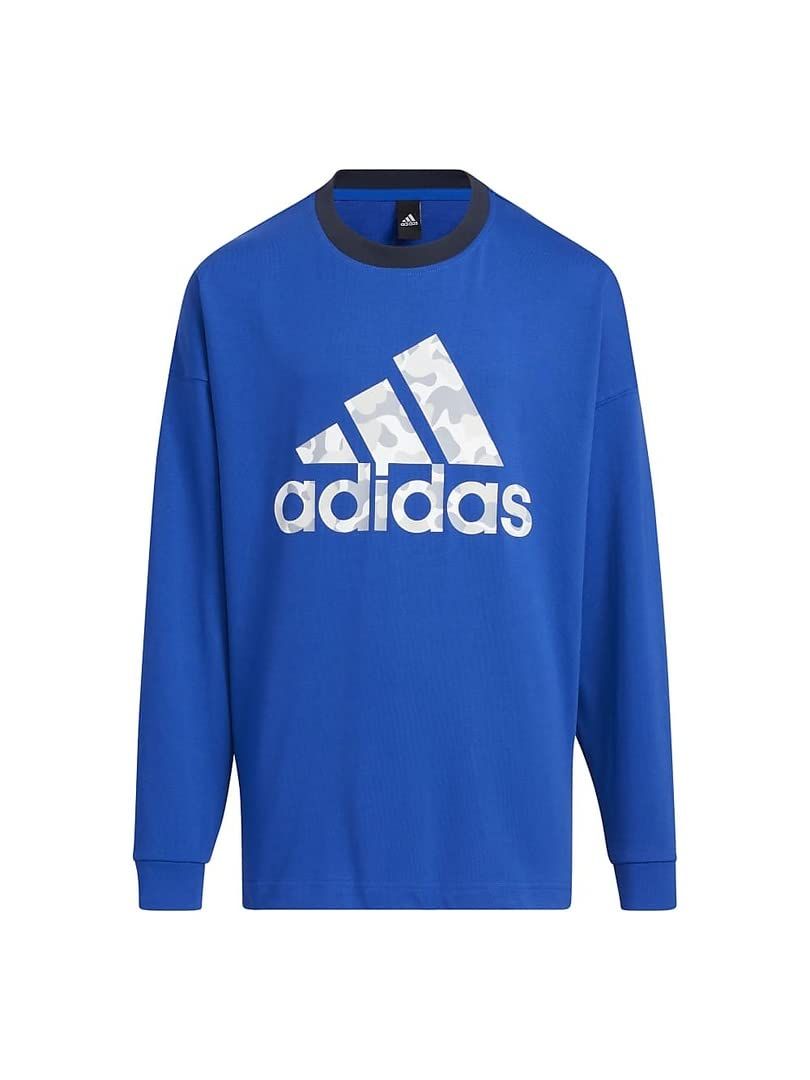 [アディダス] 長袖 Tシャツ キッズ ロゴ 長袖Tシャツ ZH187 チームロイヤルブルー(HM7178) J160 [チームロイヤルブルー(HM7178)] [160]