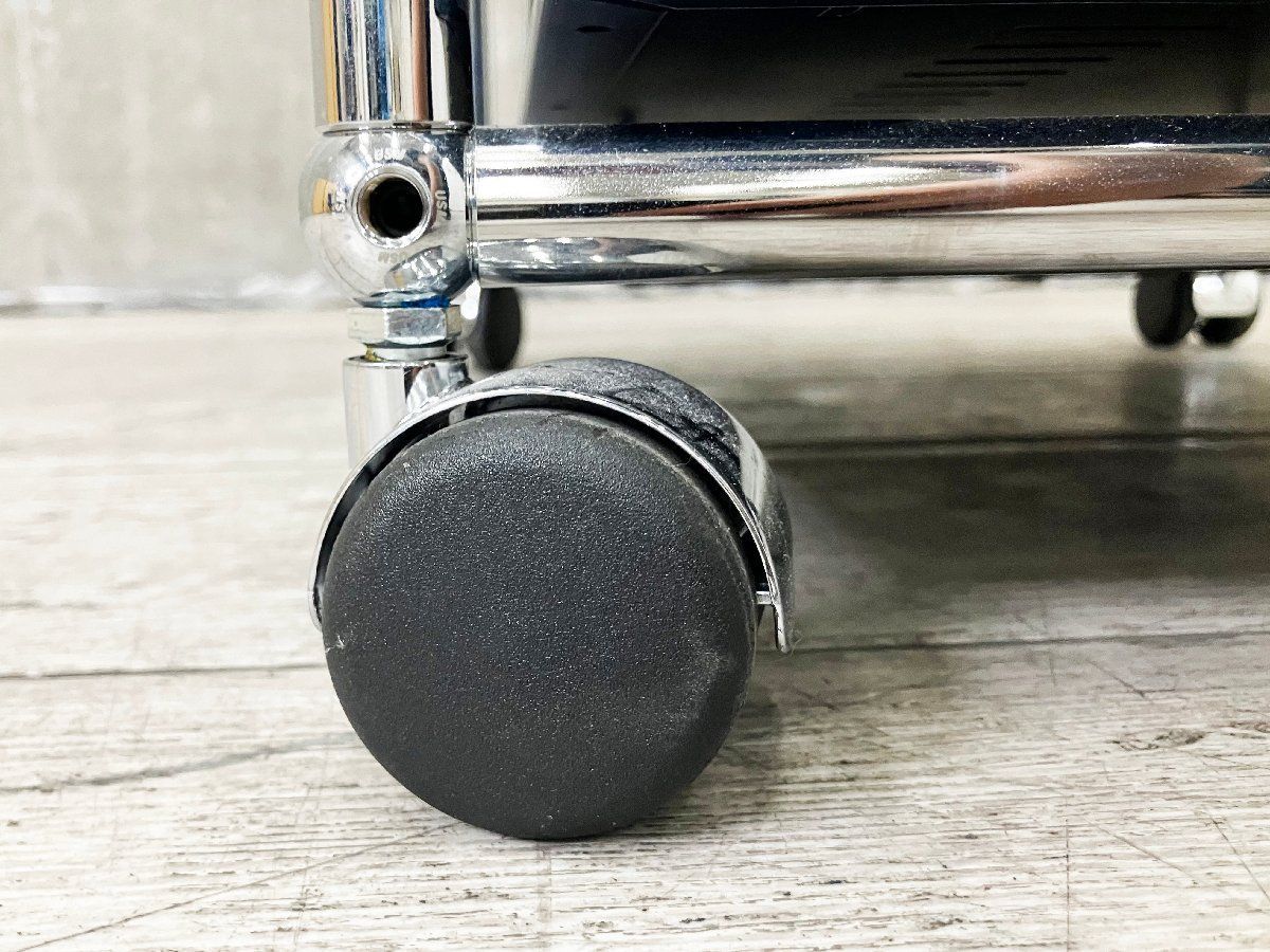 USMハラー□ロールボーイ□デスクインワゴン□スティールブルー□鍵