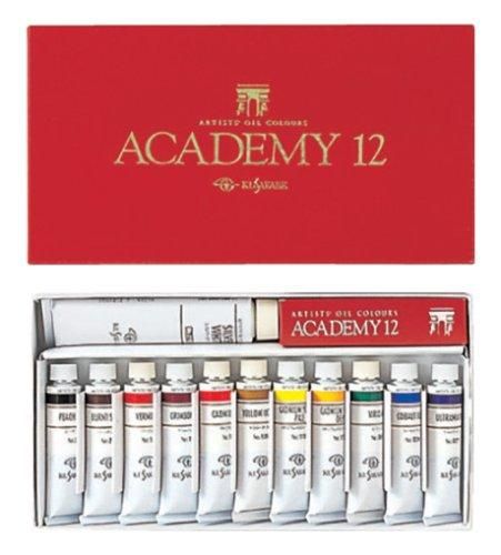 クサカベ KUSAKABE 油絵具 専門家用 油絵具セット 12色セット アカデミー12 20ml