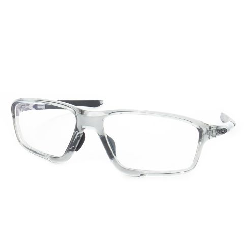 オークリー OAKLEY A CROSSLINK ZERO 眼鏡 メガネ アイウェア 度入り セルフレーム スクエア ロゴ ラバー スポーツ 58□16 グレー OX8080-0458 |CK14 GY17