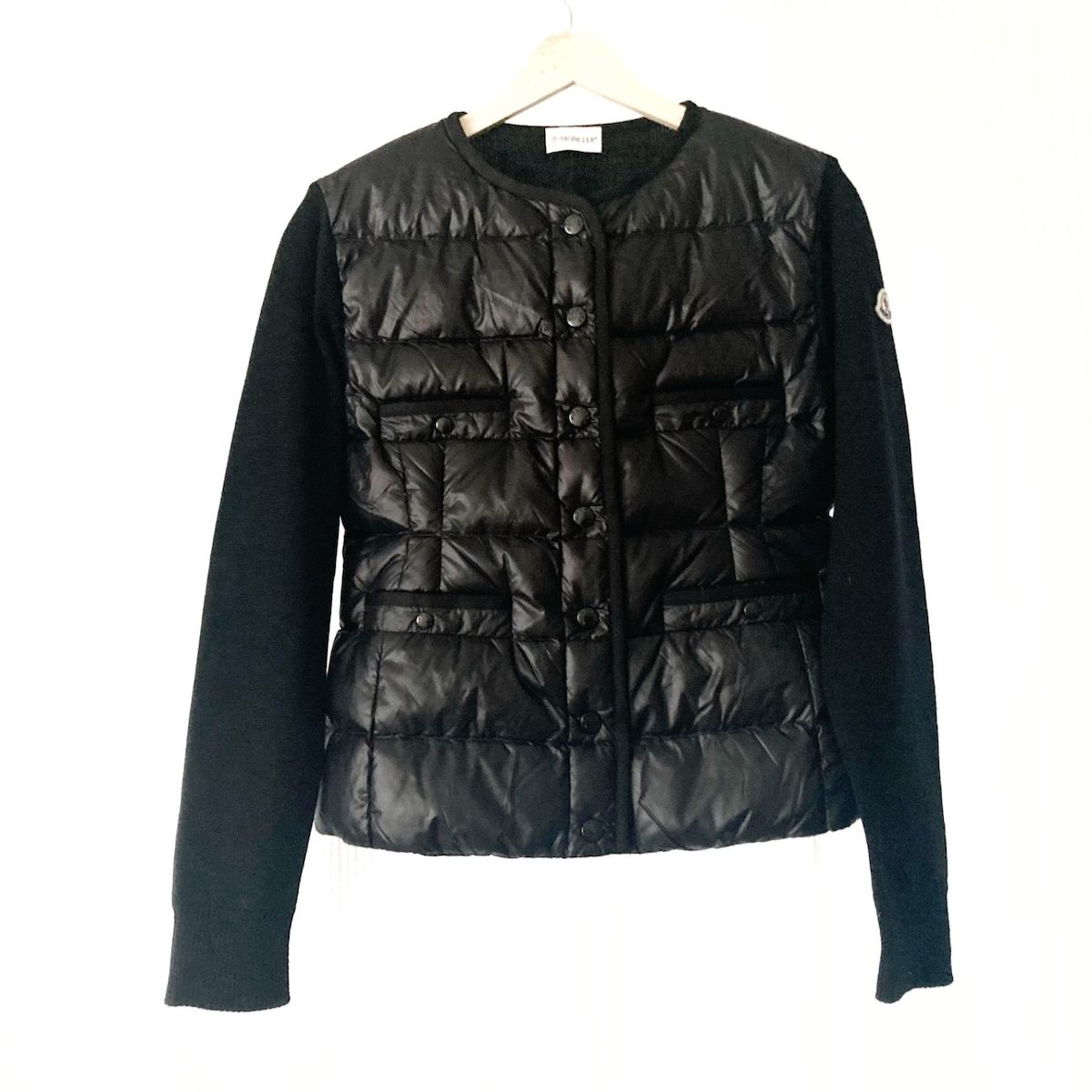 S】Moncler ゆれ モンクレール ニットダウン レディース