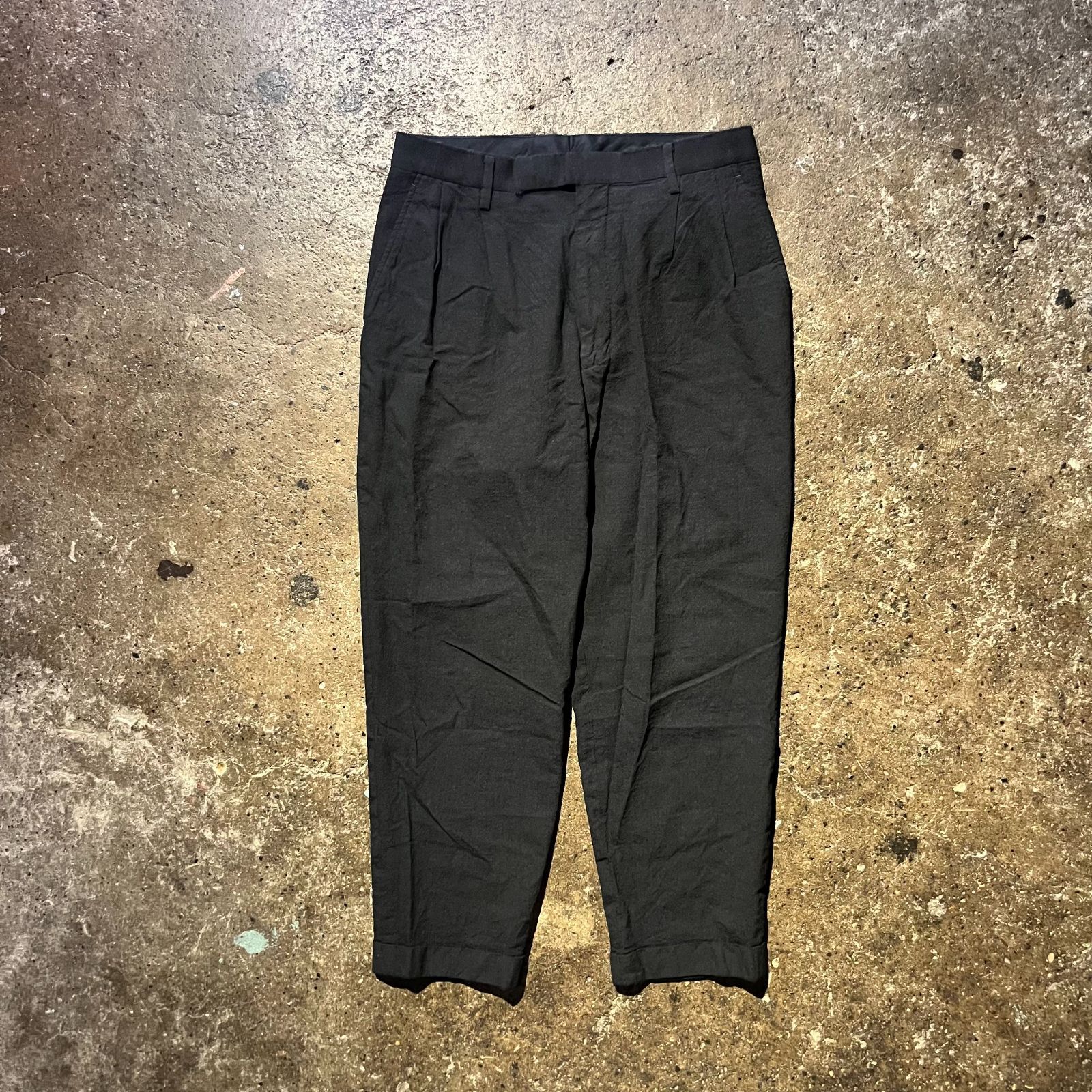 COMOLI 23ss WOOL 2TACK PANTS 2 コモリ 2025ss ウール2タックパンツ X01-03005