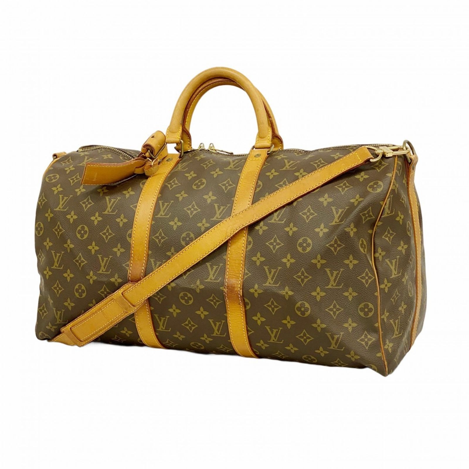 ルイ ヴィトン Louis Vuitton ルイ ヴィトン ボストンバッグ モノグラム キーポルバンドリエール50 M41416 ブラウンレディース