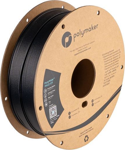 Polymaker炭素繊維配合フィラメントPolyMidePA12-CF(1.75mm、500g)ブラック