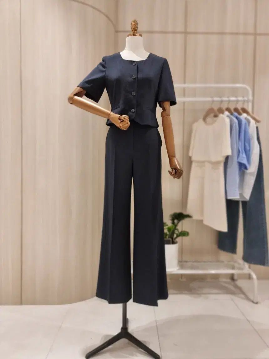 Kenneth lady ケネスレディー 25 年 小石 ブラウス パンツ セットアップ