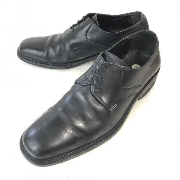 ビンテージ ギラロッシュ guy laroche 本革 プレーントゥ 25.5E 黒 BLACK ビジネス dress shoes◆E-34