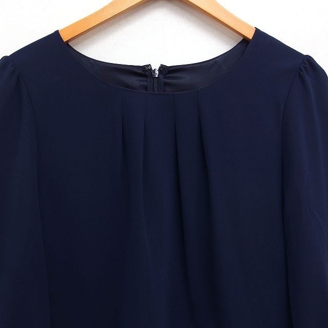 Aylesbury - 【新品/タグ付き】アリスバーリー 9 長袖 ブラウス 春夏 濃紺 ネイビーDMW Aylesbury - 【新品/タグ付き】アリスバーリー 9 長袖 ブラウス