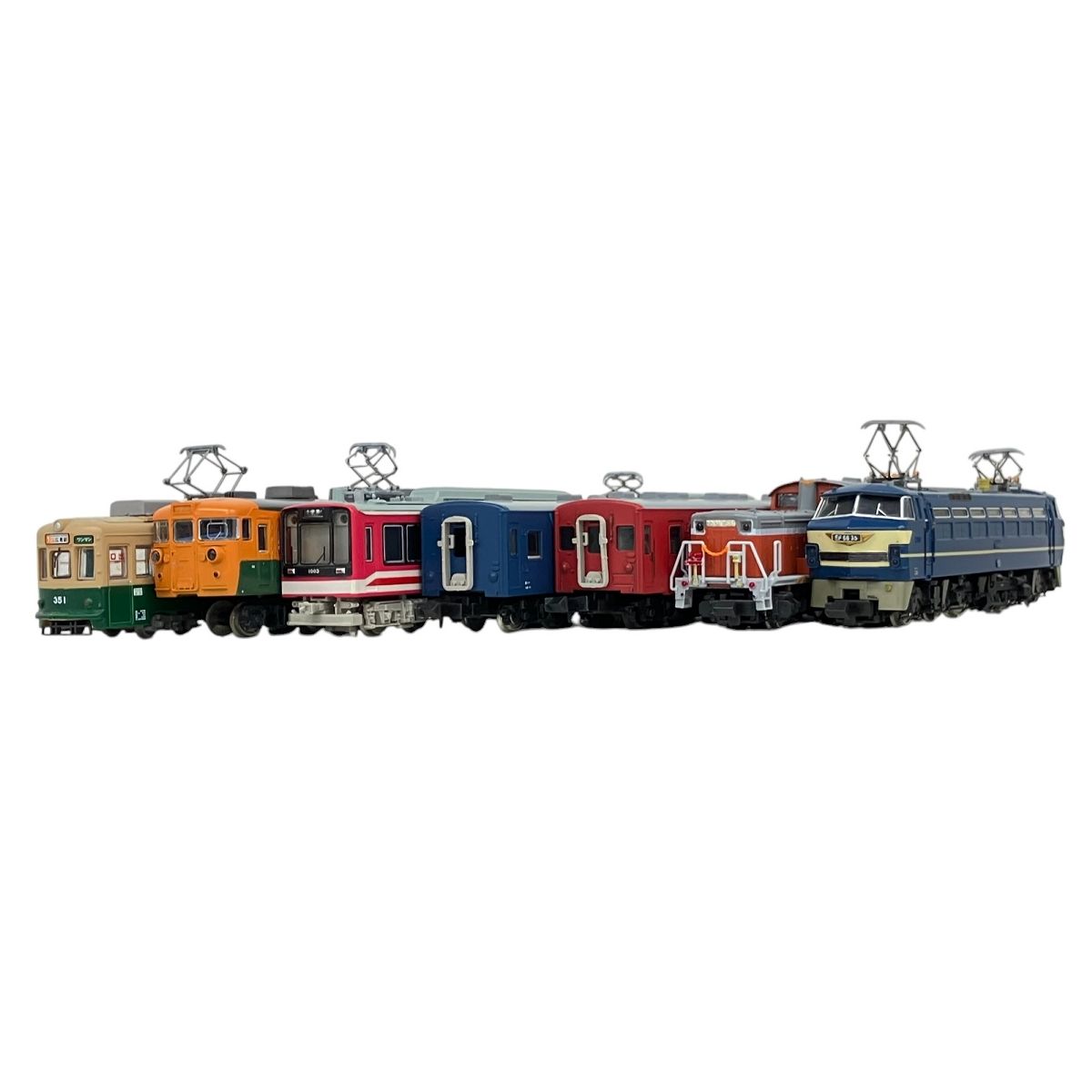 TOMIX 2207 2109 2511 2582 2619 KATO 415 クハ153 TOMYTEC 鉄道コレクション 広島電鉄350系 Nゲージ おまとめセット ジャンク K10009200