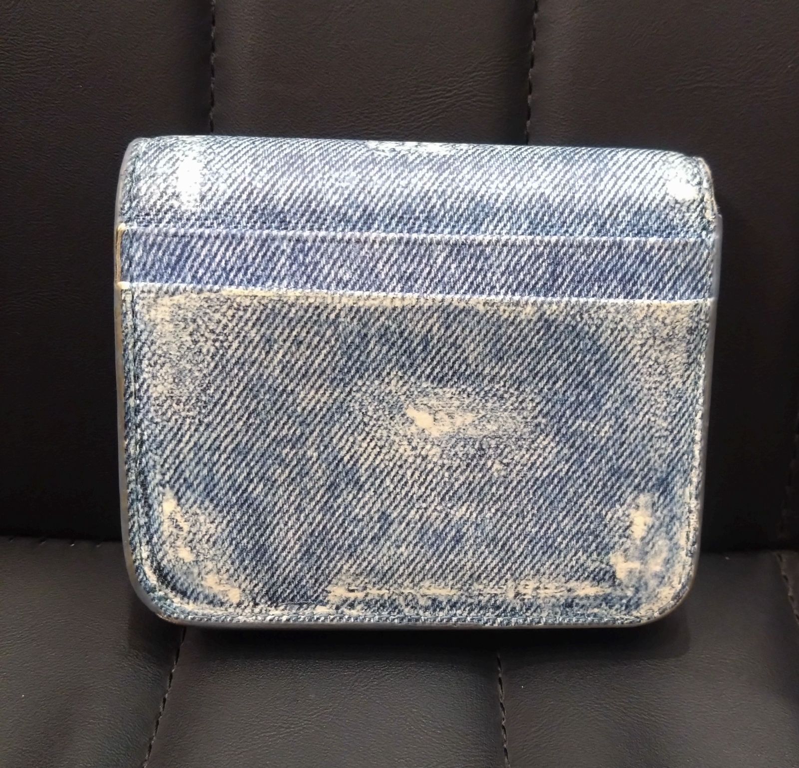 ☆NA04336 BALENCIAGA バレンシアガ デニムプリント コンパクト