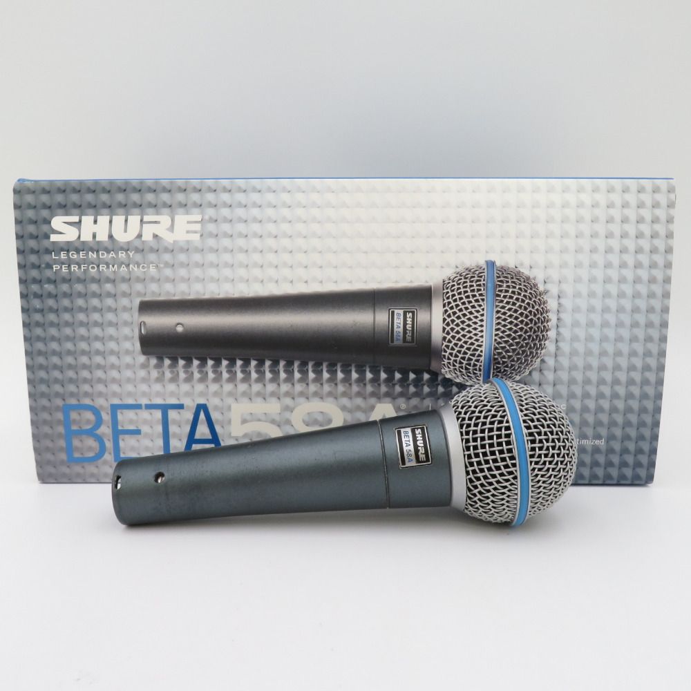 SHURE シュア BETA58A ダイナミックマイク 箱付 - ココロード メルカリ