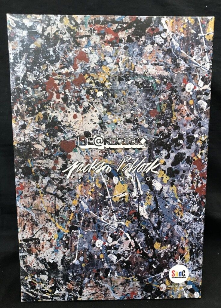 MEDICOMTOY BE@RBRICK Jackson Pollock Studio 100+400%