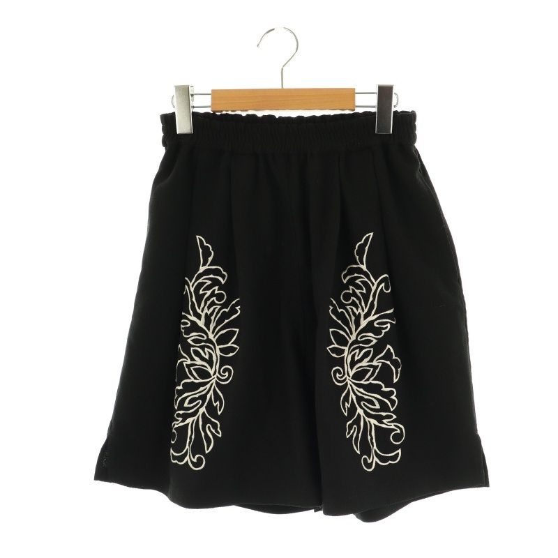 フミエタナカ FUMIE TANAKA 24SS half embroidery pa ハーフエン