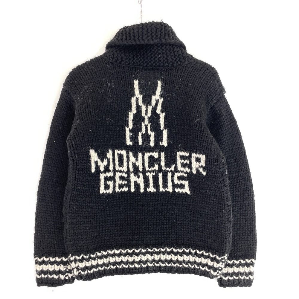 MONCLER モンクレール ×kanata 21年製 ブラック ロゴ カウチン ニット