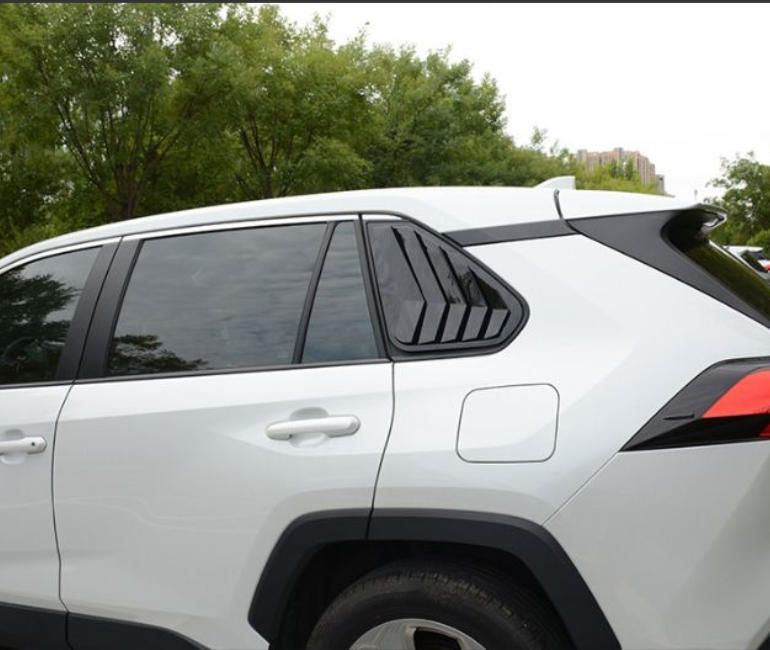リアサイドウィンドウルーバートヨタ RAV4 2020 2025ル シャッター サイドベントカバー ウィンドウシャッター 社外