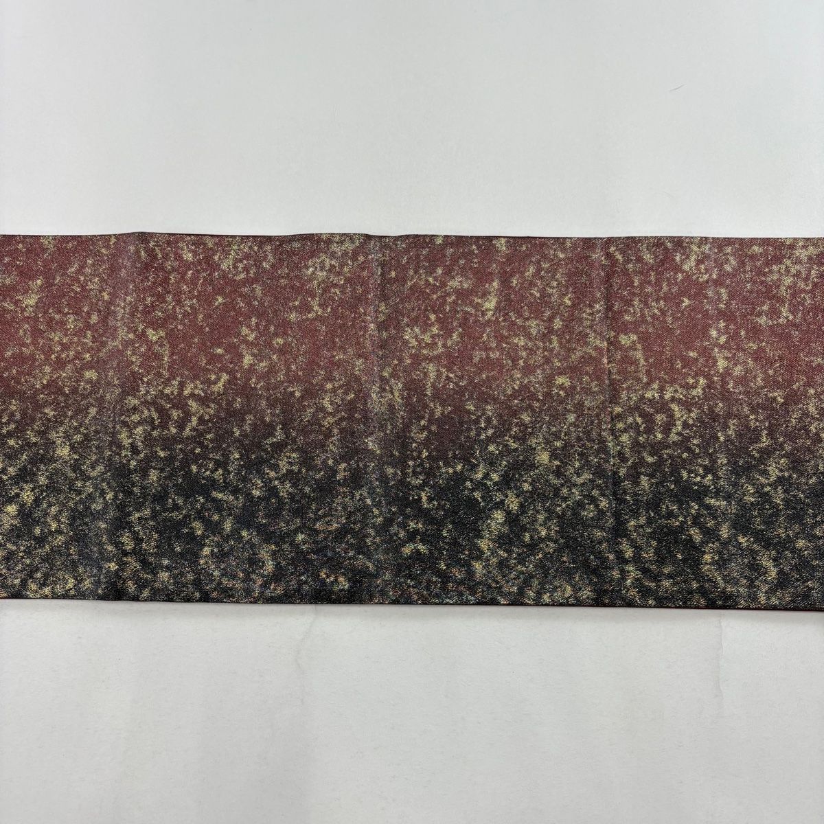 袋帯 秀品 扇 草花 箔 金糸 小豆色 六通 正絹 【中古】 - メルカリ