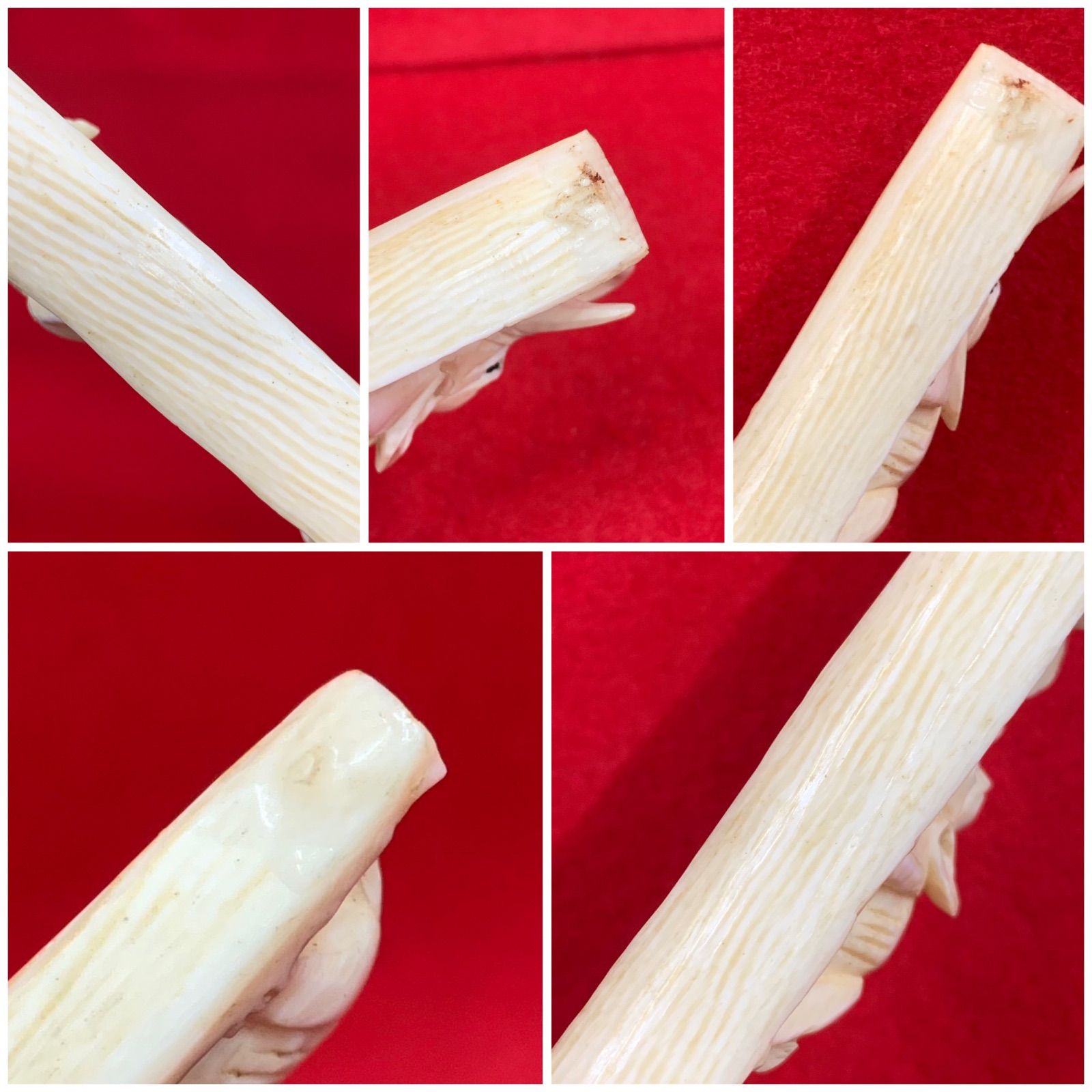 象牙風 象 ゾウ置物 6頭 マンモス 彫刻 J-3－－Mercari