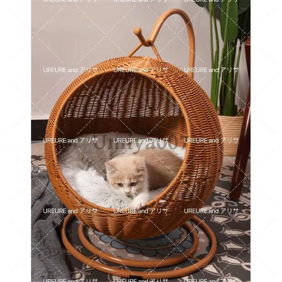 人気推薦◆猫 ベッド ペットベッド ドーム型 猫ハンモック ペットベッド 猫ちぐら風 猫 ペットマット ハンギングチェア 吊り型 猫 ネコ ねこ