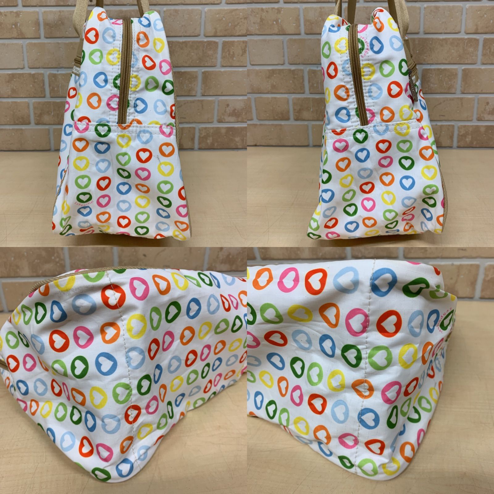63 LESPORTSAC レスポートサック ボストンバッグ ハート - メルカリ