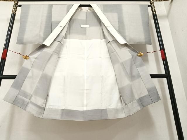 平和屋着物○京都室町 浅見 長襦袢 無双仕立て 市松文様 正絹 逸品