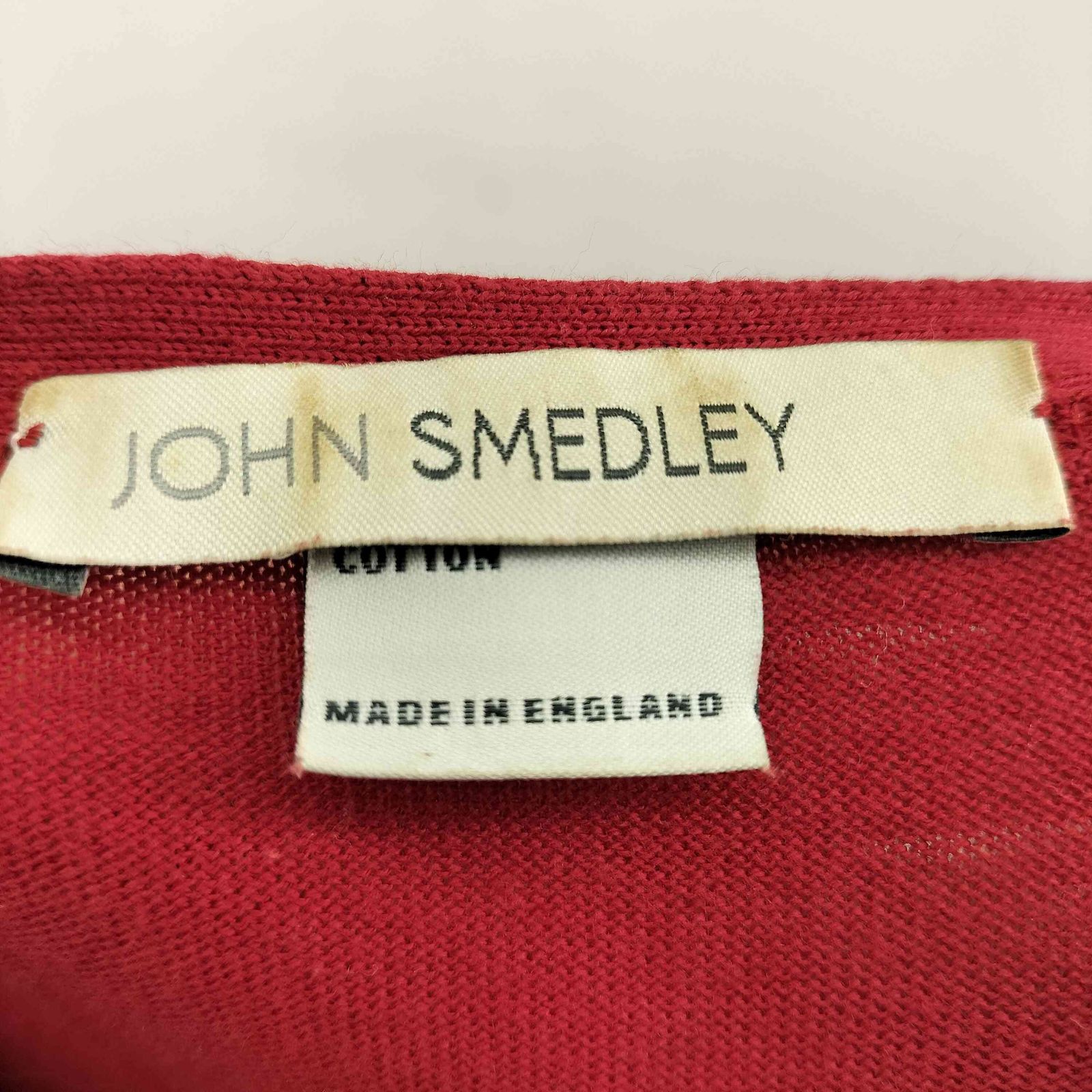 ジョンスメドレー JOHN SMEDLEY コットンカーディガン