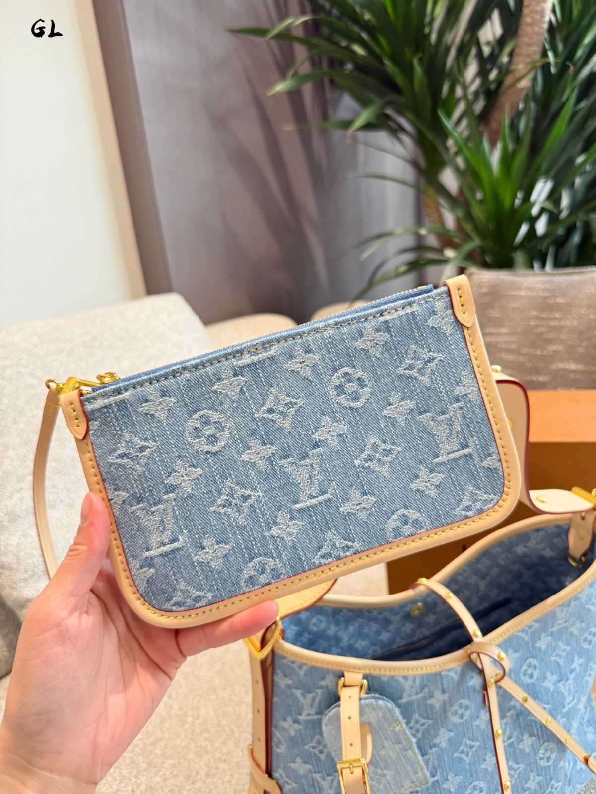 関税込 LV CarryAll handbag M13289 デニムハンドバッグ 関税込 LV CarryAll handbag M13289 デニムハンドバッグ (Louis
