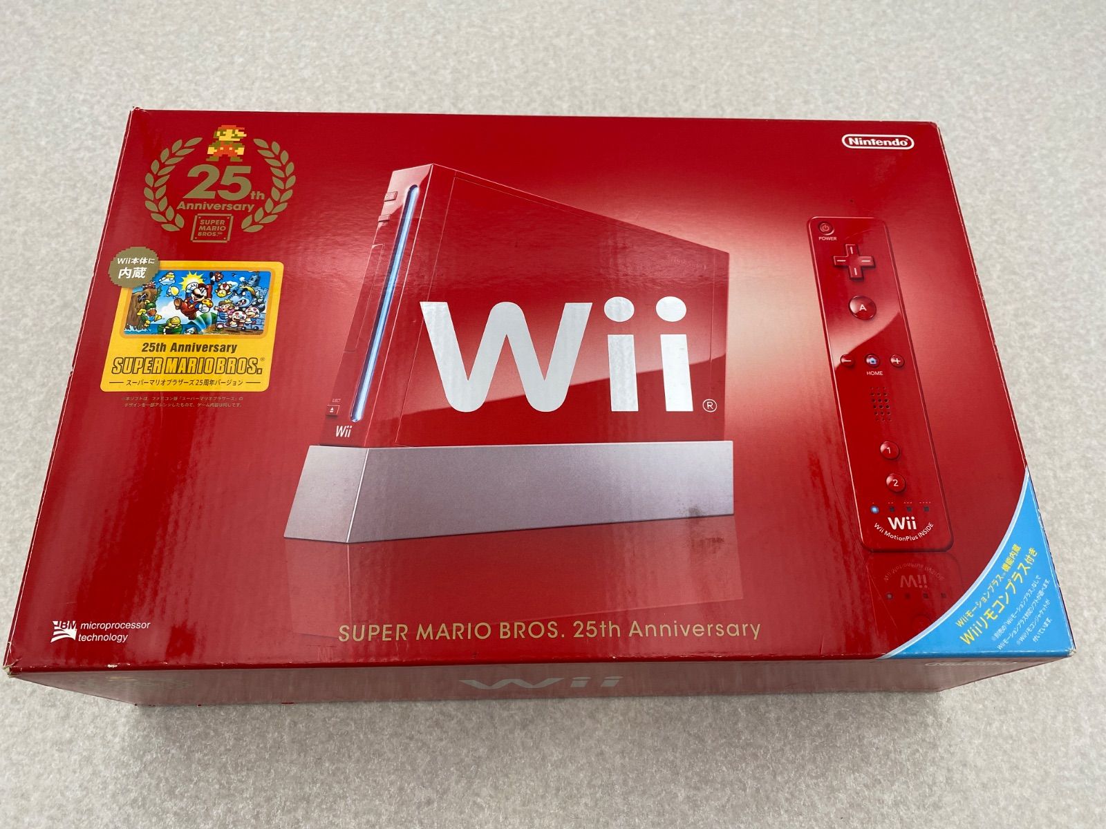 Wii本体 スーパーマリオ25周年仕様 動作品