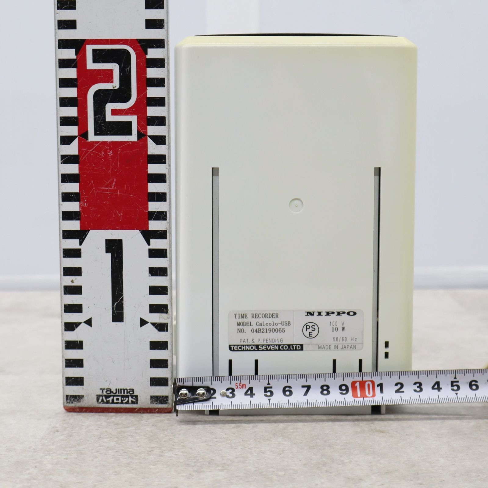 【わけあり新品】NIPPOニッポー 電子タイムレコーダー カルコロUSB Amazon | ニッポー タイムレコーダー 計算機能付 カルコロ100