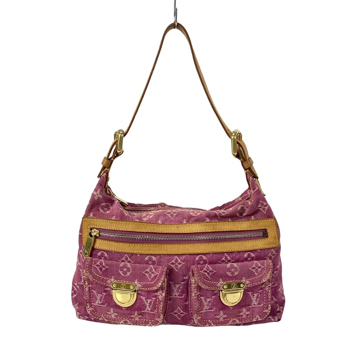 LOUIS VUITTON ルイヴィトン ショルダーバッグ モノグラムデニム バギーPM M95212 フューシャ