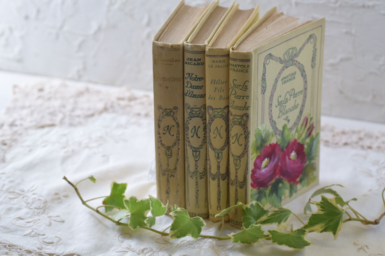 フランス ネルソン社 アンティークブック(a) 洋書 アンティーク 本 表紙